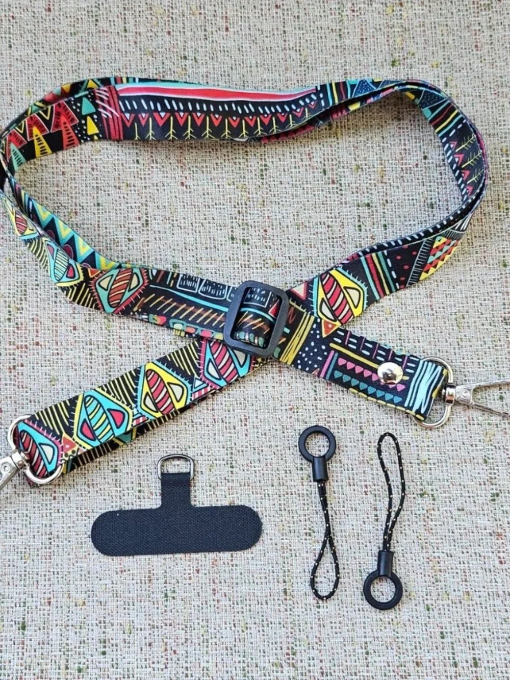 Mobile Phone Lanyard Neck Hanging Long Wide Band Mobile Phone Case Universal